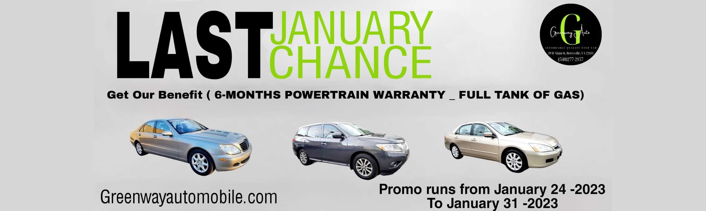 to Greenway Auto LLC of Berryville, VA